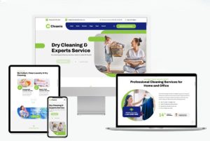 Cleaning service website design