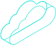 transparent light blue cloud