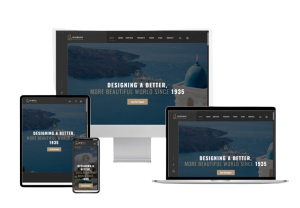 A seamless website design for Turkey displayed on a desktop, laptop, tablet and phone