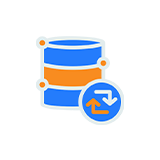 A server with two arrows representing website migration