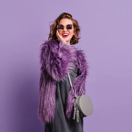 Lavender Luxe Faux Fur Jacket