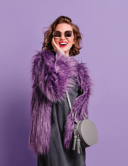 Lavender Luxe Faux Fur Jacket