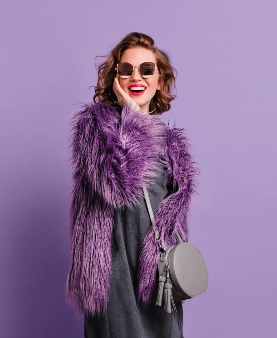 Lavender Luxe Faux Fur Jacket