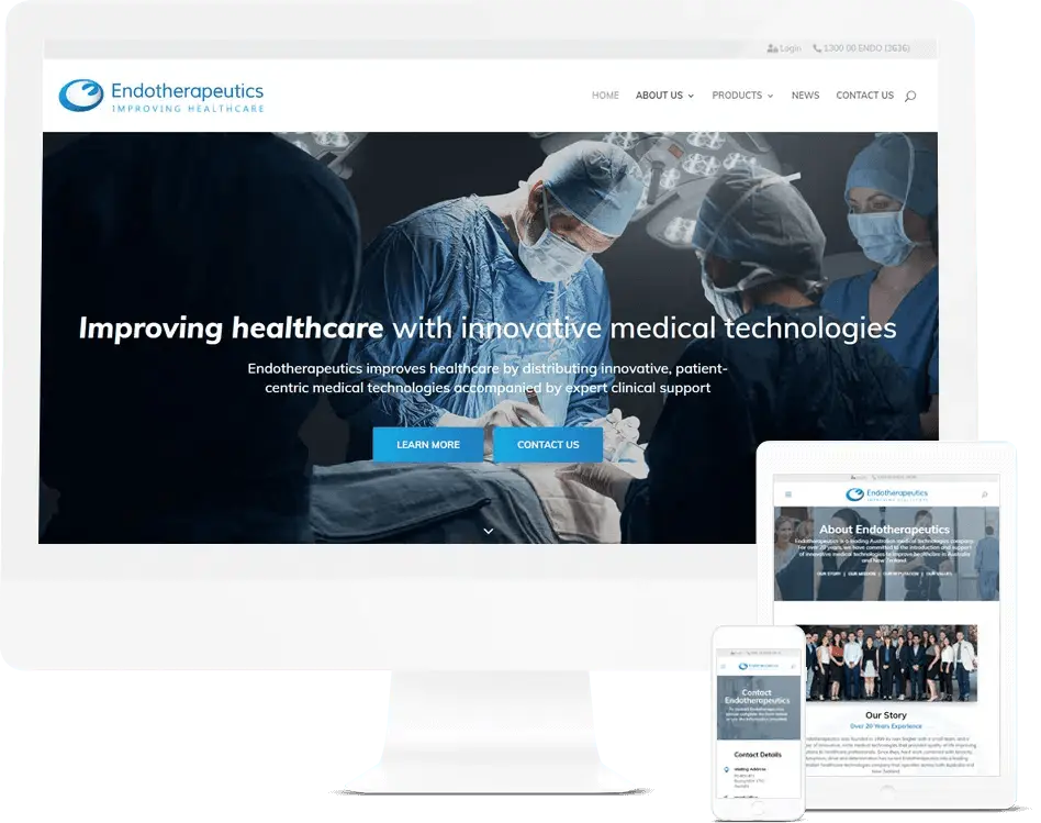 seamless and Stunning doctor web design
