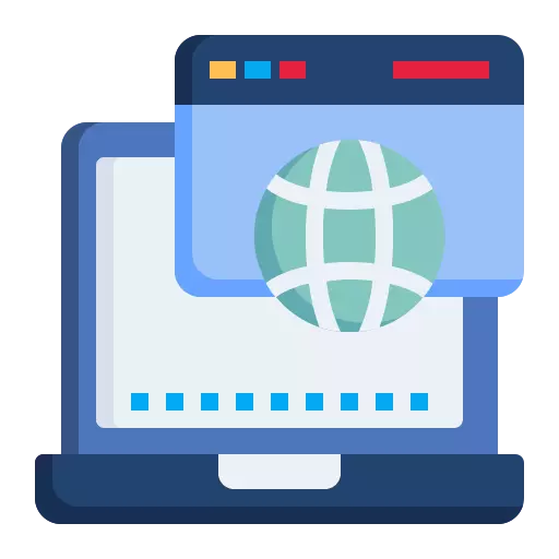 A laptop depicting dynamic web design