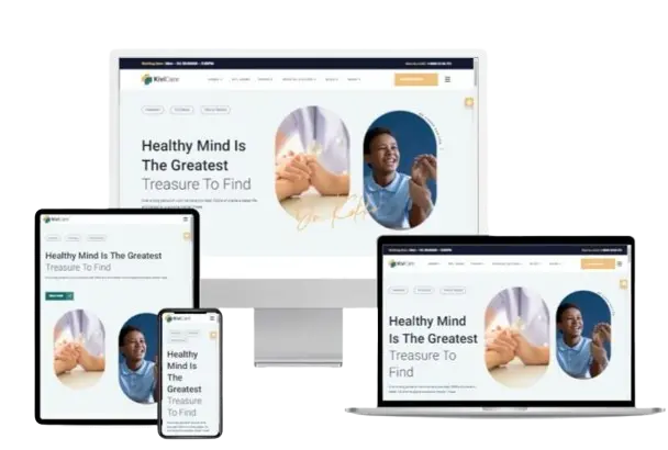 An image depicting a mental health website design